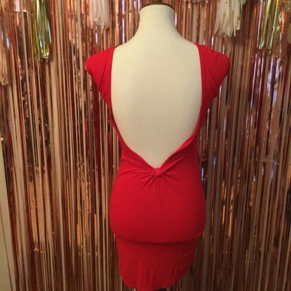 strapless open back dress Red Blazer Dress | SEO Red Blazer Dress